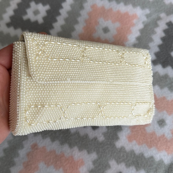 made in Japan Handbags - Japan Elegant Cream Beaded Clutch Wallet